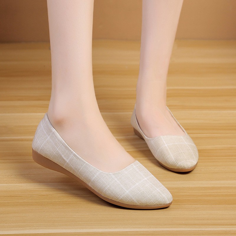 Giầy kẻ đế mềm dễ thương GN27