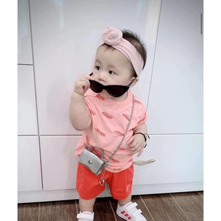 Set bộ ADIDAS hồng bé gái.