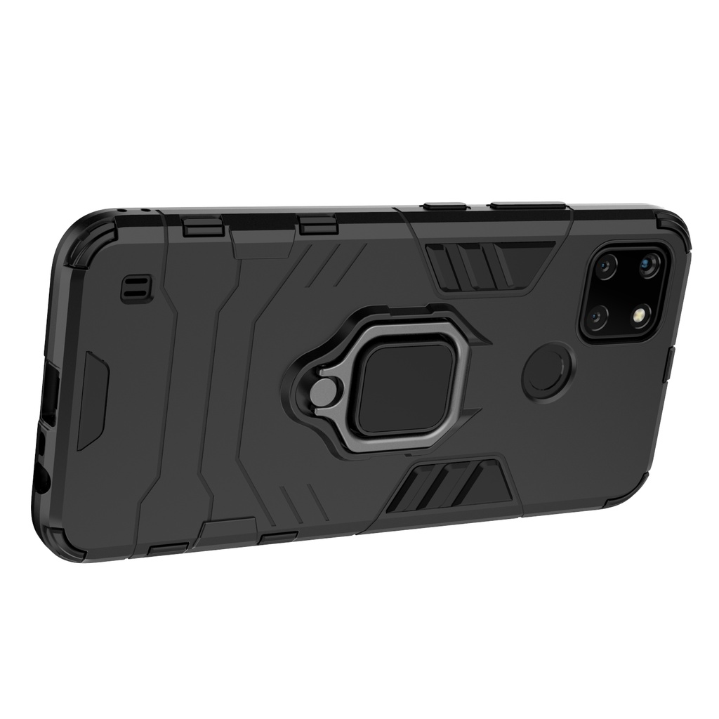 Ốp lưng Oppo Realme C21Y Iron Man Iring chống sốc giá đỡ xem phim kiêm nhẫn hút trên ô tô