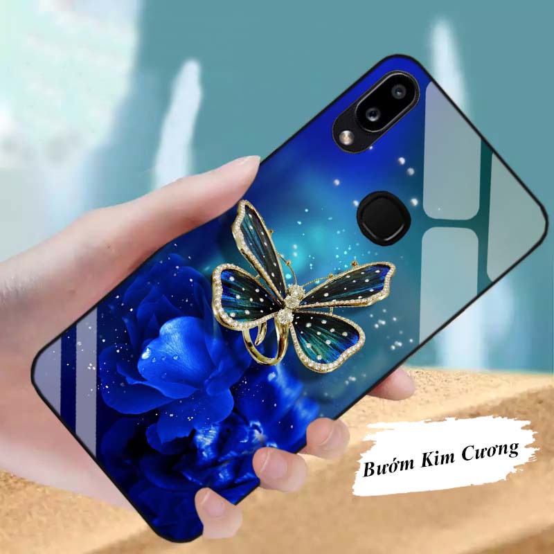 Ốp SAMSUNG A10, A10S, A20, A30, M20 Lưng Kính Cường Lực Cao Cấp Mới Nhất