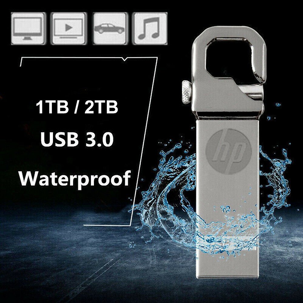 USB3.0 1TB / 2TB Ổ đĩa flash kim loại Chống nước tốc độ cao Ổ đĩa flash U Disk Ổ đĩa flash