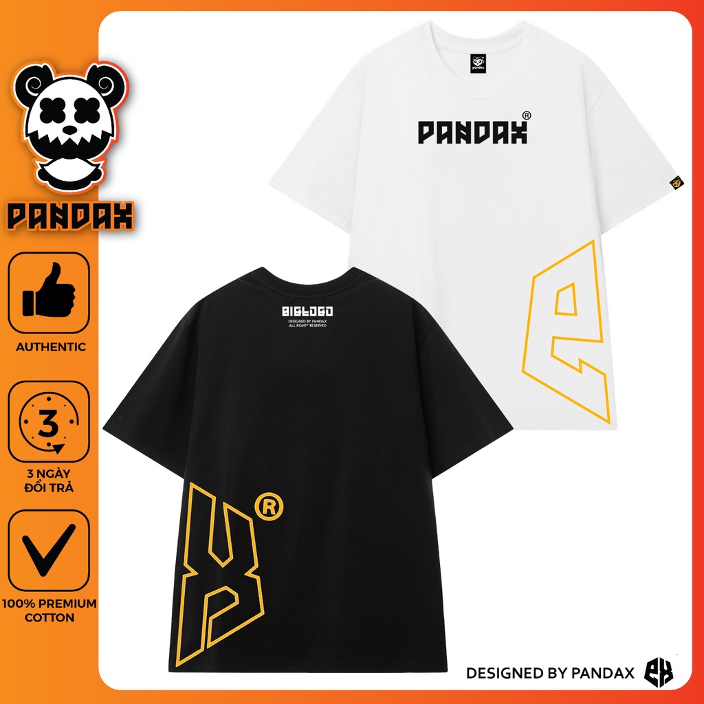 Áo thun tay lỡ PANDAX phông Unisex nam nữ Premium Cotton oversize form rộng BIG LOGO PDX [ Full Box ] | BigBuy360 - bigbuy360.vn