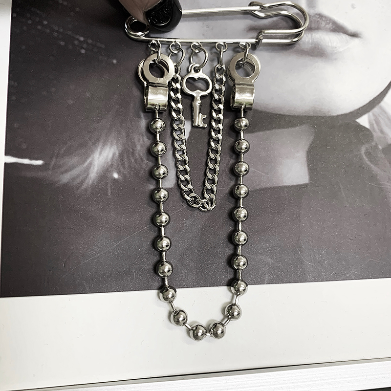 Ghim Cài Áo Kim Loại 22523 Thiết Kế Đơn Giản Thời Trang Dành Cho Nam Và Nữ