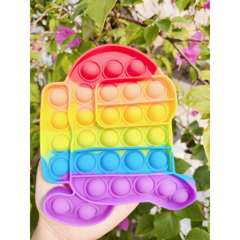 Đồ Chơi Giải Trí Giảm Căng Thẳng, Popit Nhiều Màu Sắc Hình Dáng Dễ Thương Cho Người Lớn Và Trẻ Em