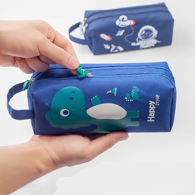 Túi đựng bút chì sức chứa lớn siêu bền có khóa kéo cho học sinh