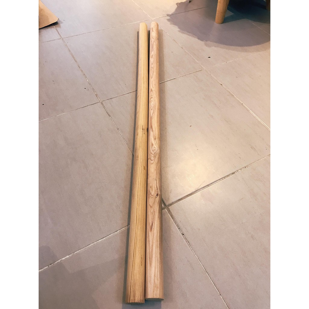 [Mã SKAMLTSM9 giảm 10% đơn 99K] Cây gỗ tròn fi 35mm, dài 1m dùng để treo võng
