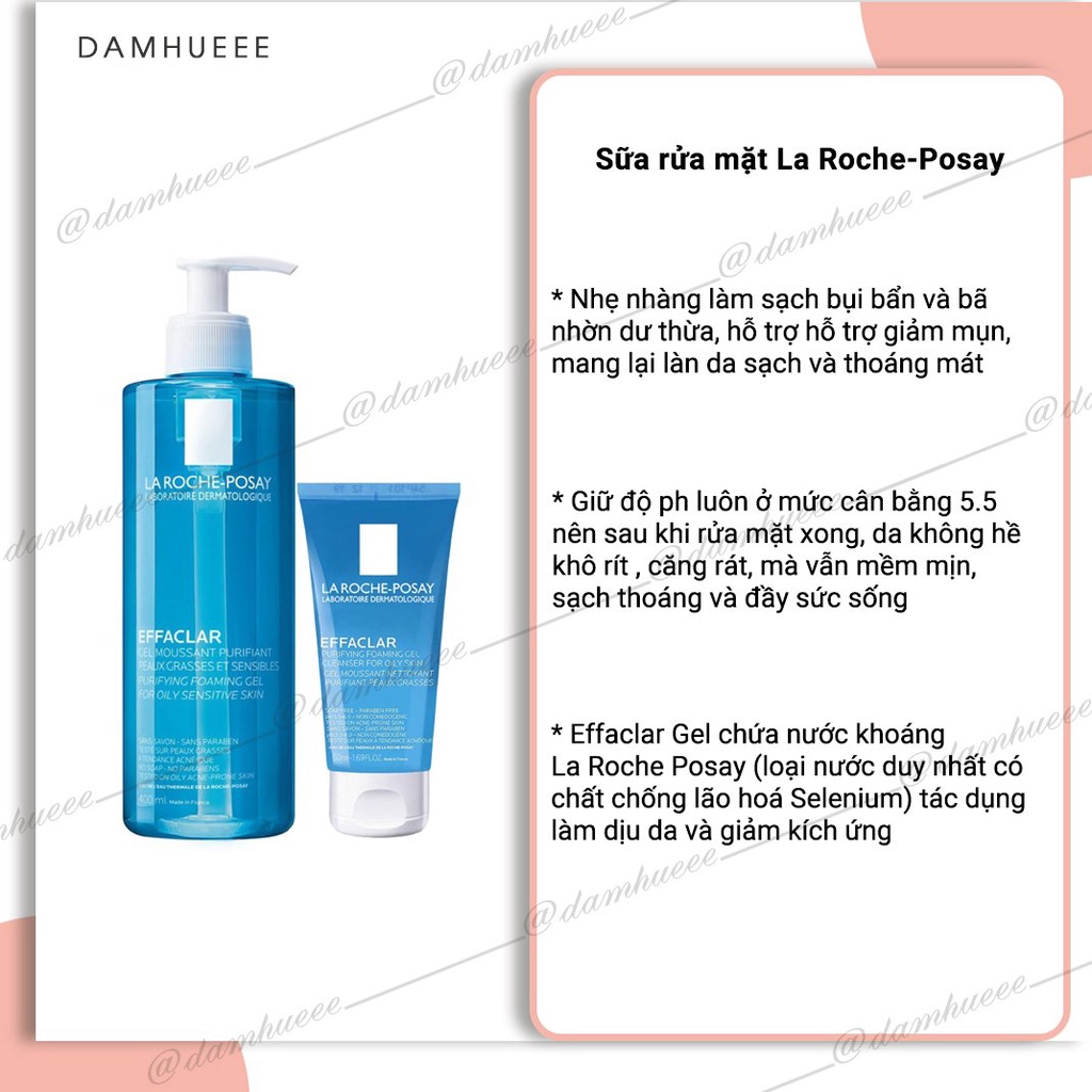 Sữa rửa mặt La Roche-Posay ( có size dùng thử)