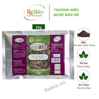 ⚡CHÍNH HÃNG⚡Chế phẩm sinh hoc 𝐑𝐄𝐁𝐈𝐎 𝐌𝐔𝐋𝐓𝐈 𝟒 thuốc trị tuyến trùng vùng rễ, vàng lá thối rễ cho cây trồng..