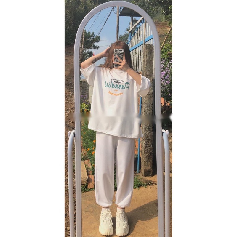 Sét áo phông cá chữ +quần bom