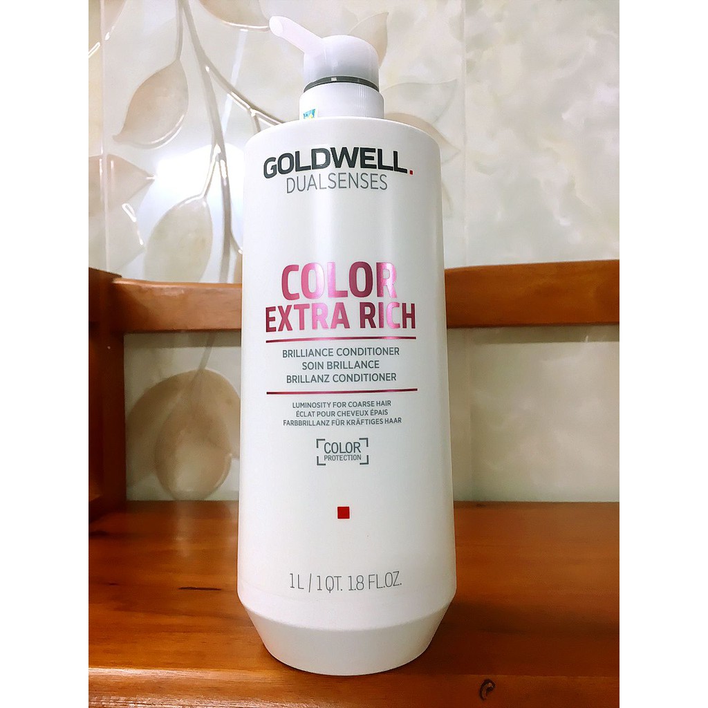 Dầu xả giữ màu tóc nhuộm Goldwell Dualsenses Color Brilliance Conditioner 1000ml