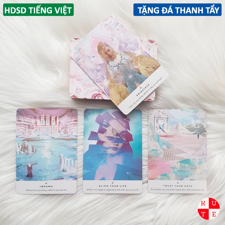  Bài Oracle Work Your Light Oracle 44 Lá Bài Tặng Hướng Dẫn Tiếng Việt Và Đá Thanh Tẩy C8