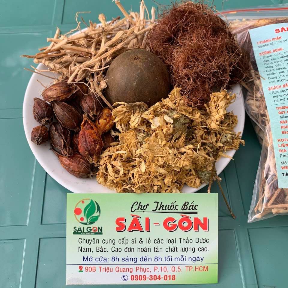 Sỉ 10 Set Sâm Bông Cúc - Set Nấu 7 lít nước (Tặng kèm hạt chia)