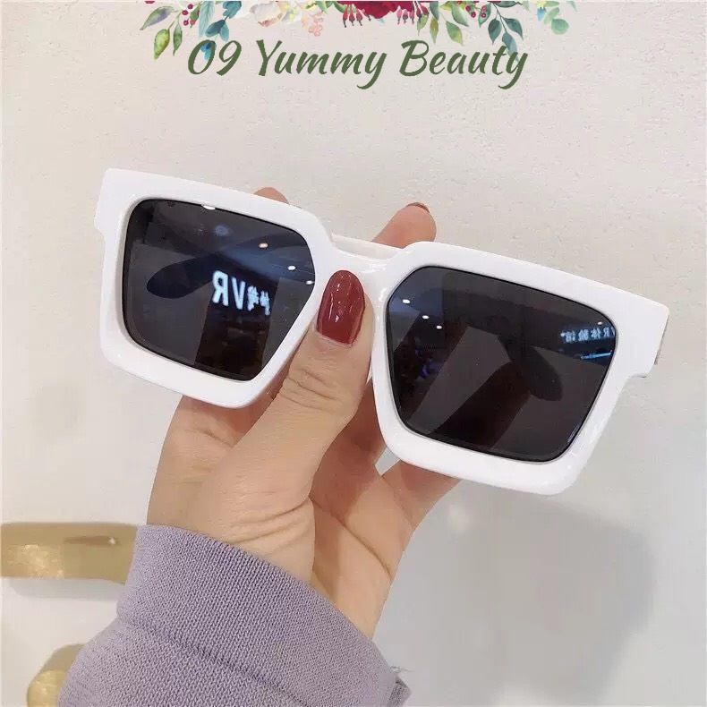 HOT 😎 Kính mát thời trang VUÔNG LOGO 003 nội địa sang chảnh cao cấp chống nắng tia uv tia cực tím