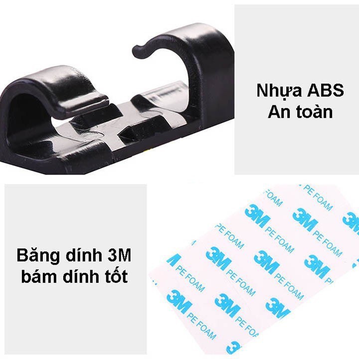 Bộ 20 dụng cụ kẹp giữ dây điện gọn gàng 88068 SIÊU THỊ 24/7