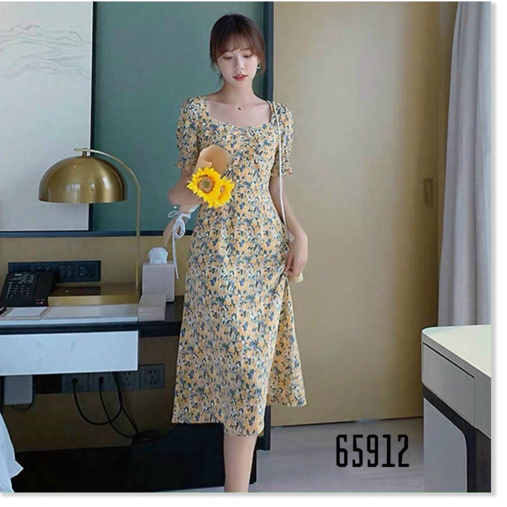 ĐẦM SUÔNG FORM DÀI HOA NHÍ TIỂU THƯ CỰC HOT CÓ ĐỦ SIZE S M L XL XXL