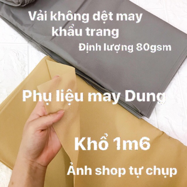Vải không dệt may khẩu trang định lượng 80gsm