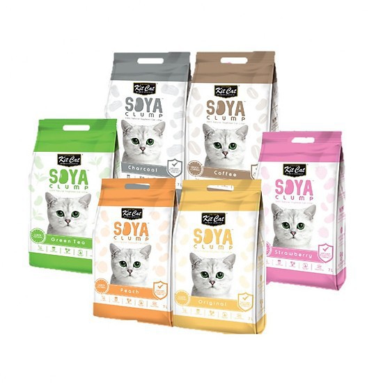 Cát vệ sinh chất lượng (Singapore) Kit Cat Đậu Nành Soya vệ sinh cho bé mèo 7L