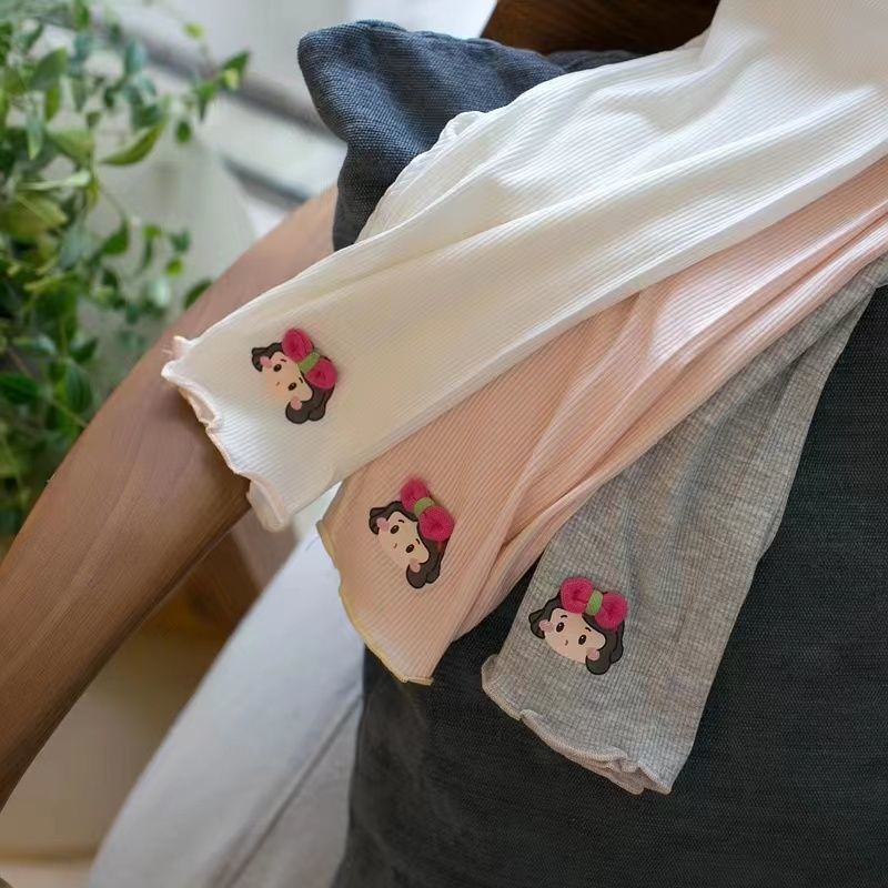 Quần Legging Ngắn Mềm Mại Phong Cách Phương Tây Thời Trang Mùa Hè 2022 Cho Bé Gái