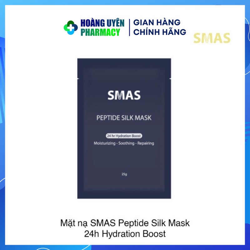Mặt nạ cấp ẩm phục hồi chuyên sâu Smas Peptide Silk Mask 24h hydrating