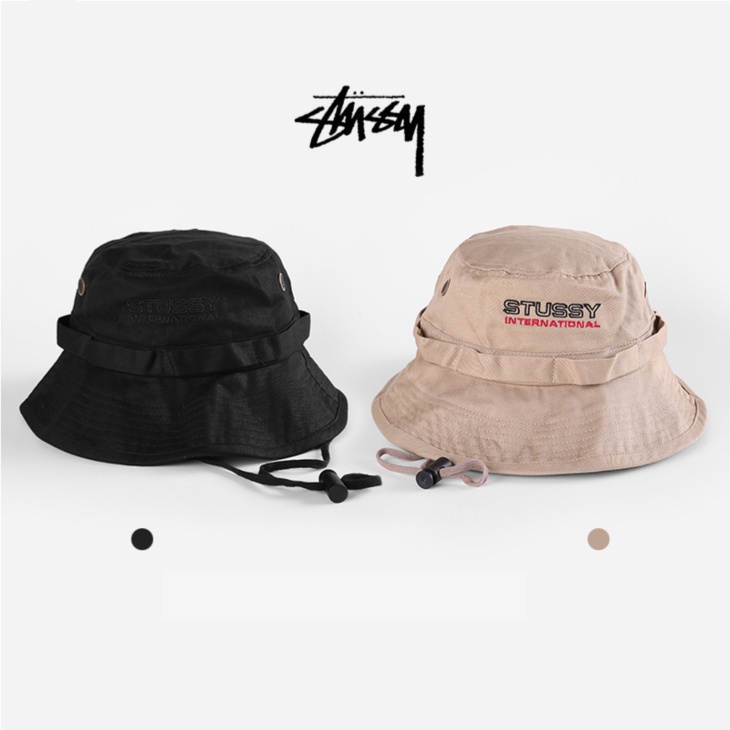 Nón Tai Bèo Dây Rút Thời Trang Dạo Phố Cá Tính Stussy