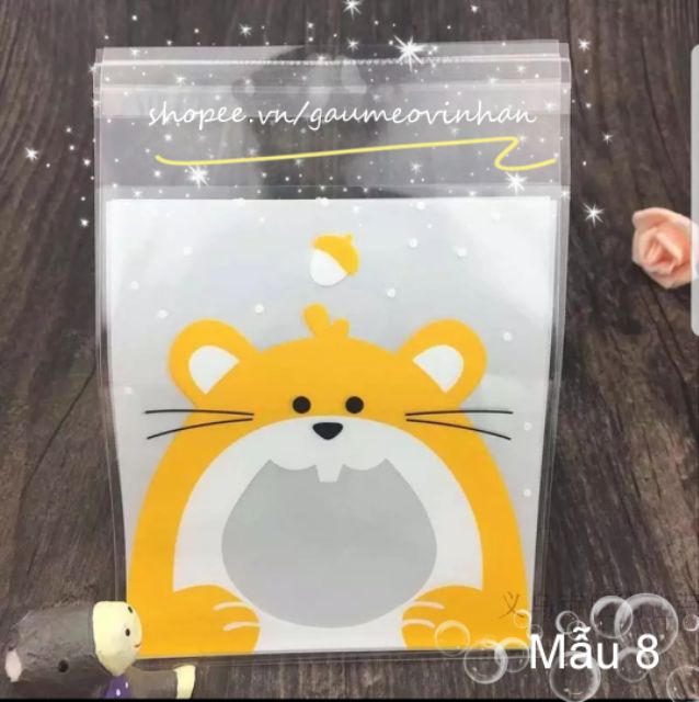 10 cái Bao bì squishy, bao bì bánh kẹo size 10*10cm