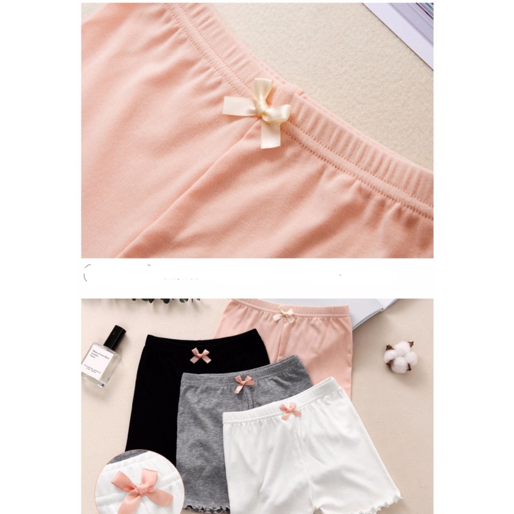 Quần đùi cotton mặc trong váy cho bé