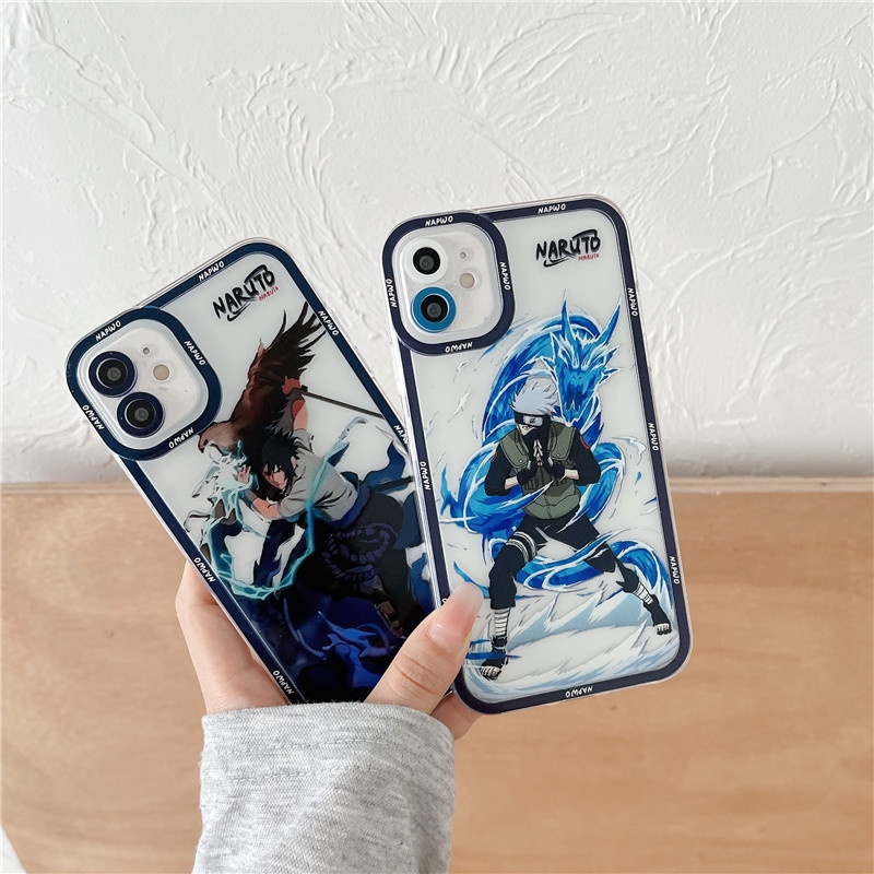 Ốp Điện Thoại Mềm In Hình Naruto Cho iPhone 13 12 11 Pro Max 6 6s 7 8 Plus X Xs Max XR
