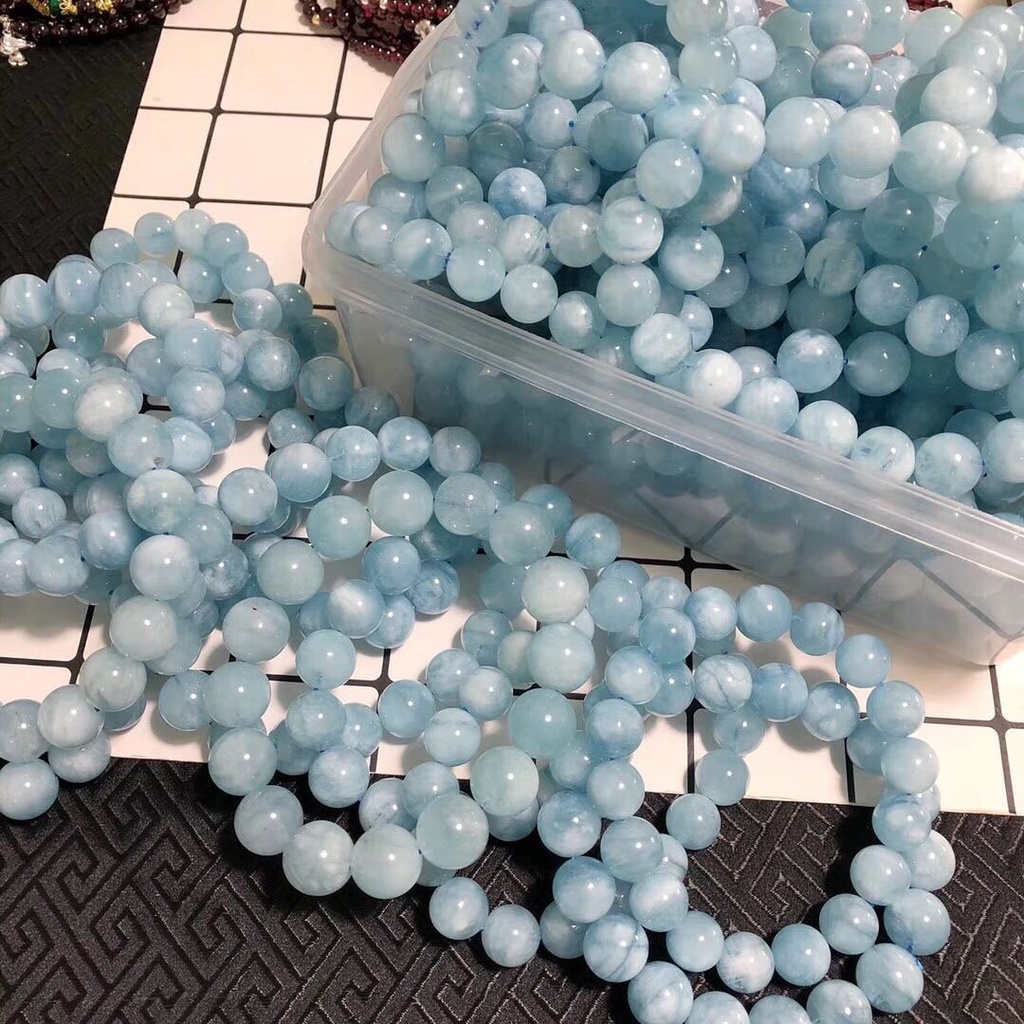 Chuỗi Vòng AQUAMARlN Tự Nhiên - Phong Thủy Thành Đô