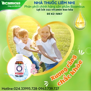 Vitamin bao kép BioAmicus D3 K2-MK7