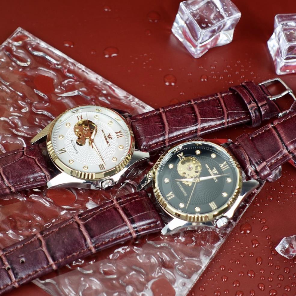 Đồng hồ cơ nam FNGEEN chính hãng cao cấp đẹp, đồng hồ nam dây da, mặt tròn BH 24 tháng, hàng loại 1 mã A4 | BigBuy360 - bigbuy360.vn