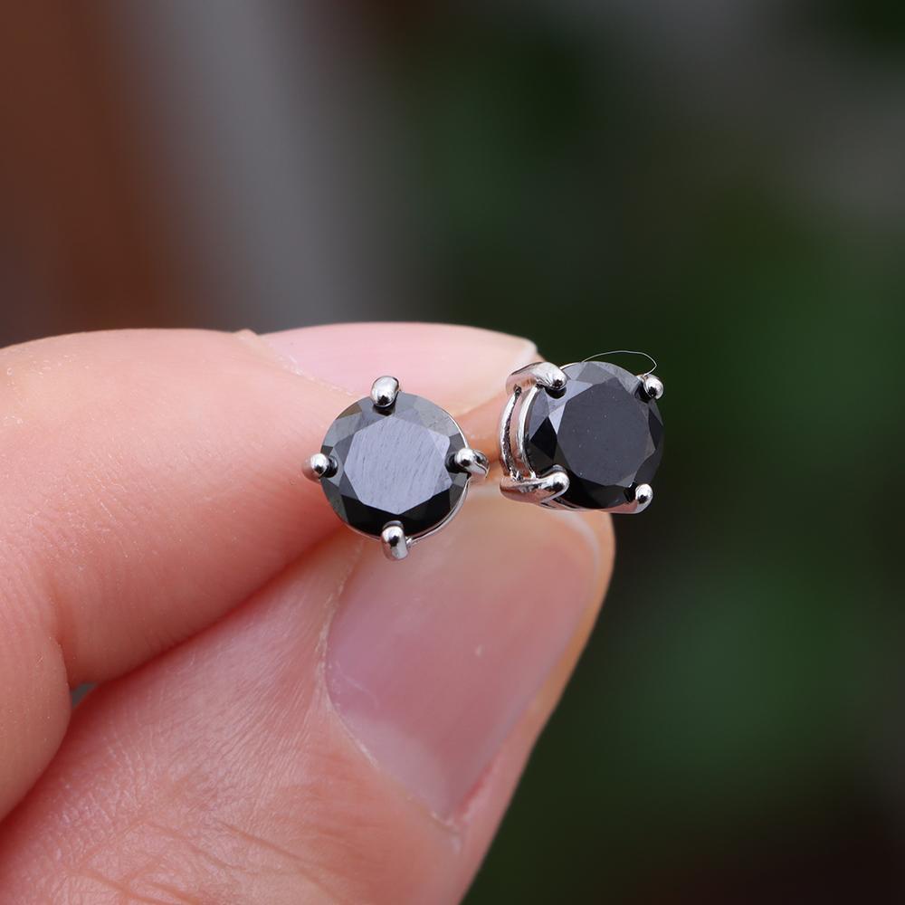 ESPO Bông Tai Vuông Đính Hôn Mới Cho Nam Và Nữ