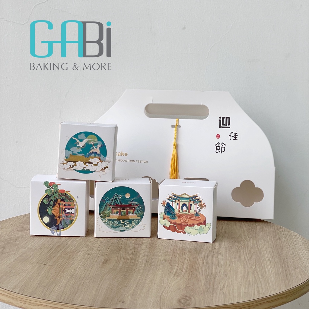 Hộp trung thu 4 bánh Vọng Nguyệt 80-100g