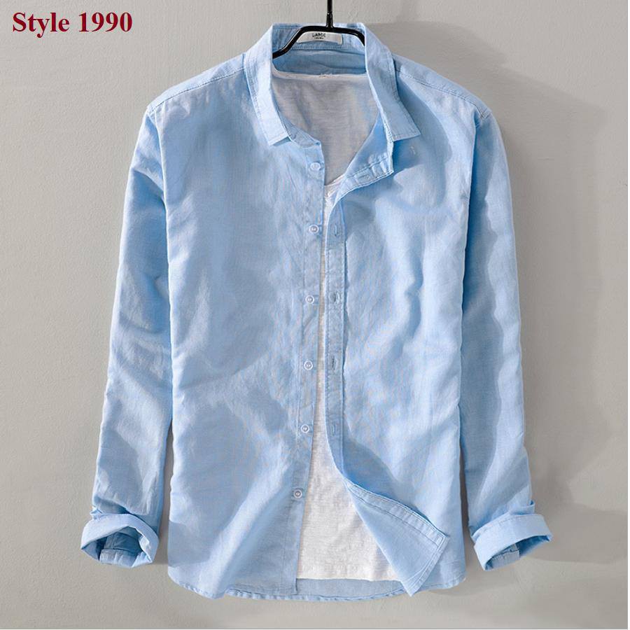 Áo sơ mi đũi công sở | BigBuy360 - bigbuy360.vn