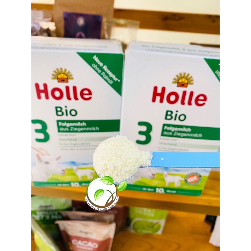 Sữa dê hữu cơ Holle 400gr số 1 2 3