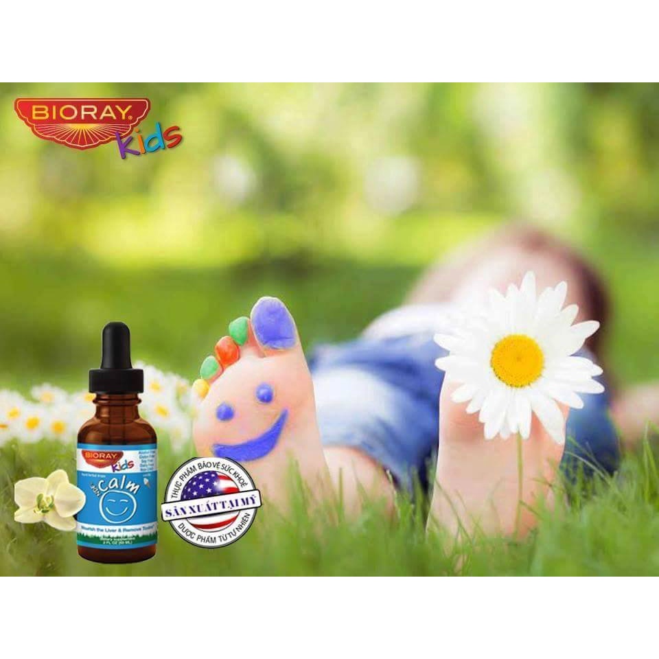 NDF Calm Bioray kids ⚡ CAO CẤP ⚡ Siro giảm tăng động, cân bằng cảm xúc, giúp bé ngủ ngon giấc