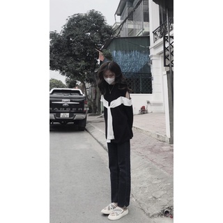 áo len hở vai hàng qc ( ảnh thật shop chụp)