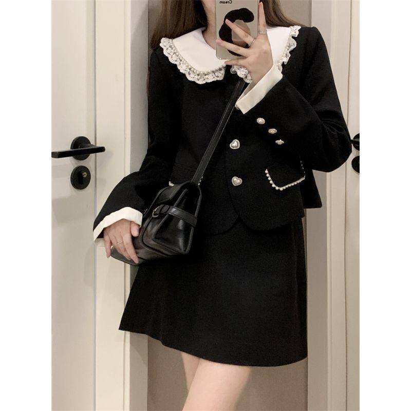 Set Dạ Tweed Nữ Set Áo Khoác Dạ Tweed Kèm Chân Váy Dạ Chữ A Sang Chảnh Kiểu Hàn Quốc Cardigan Đi Chơi Đi Làm SD057