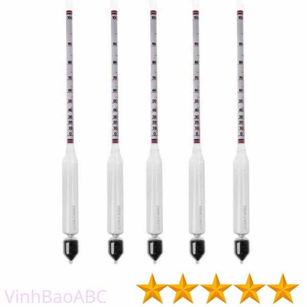 Cồn Kế Đo Nồng Độ Rượu, Cồn Từ 0 - 100 Độ - Conke67