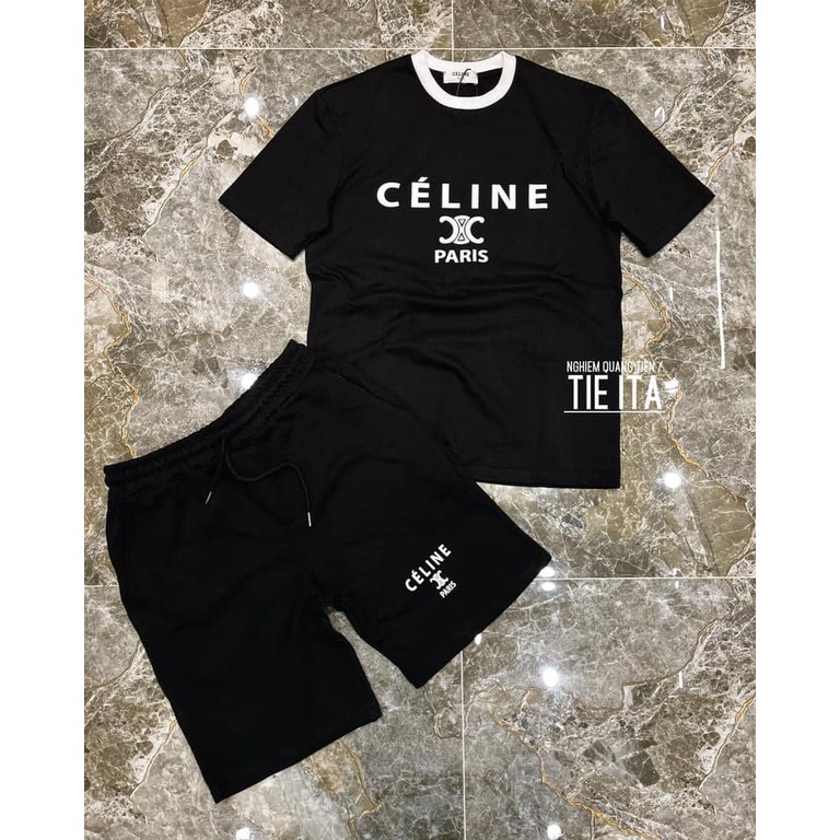 Bộ đồ nam nữ Celine bộ hè chất liệu thun lạnh co dãn thoáng mát bigsize 35-85kg