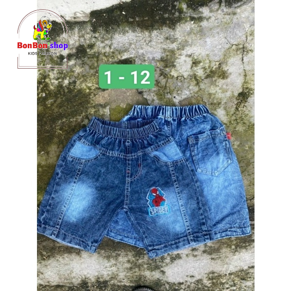 quần bò lửng cho bé trai 1 tuổi đến 5 tuổi