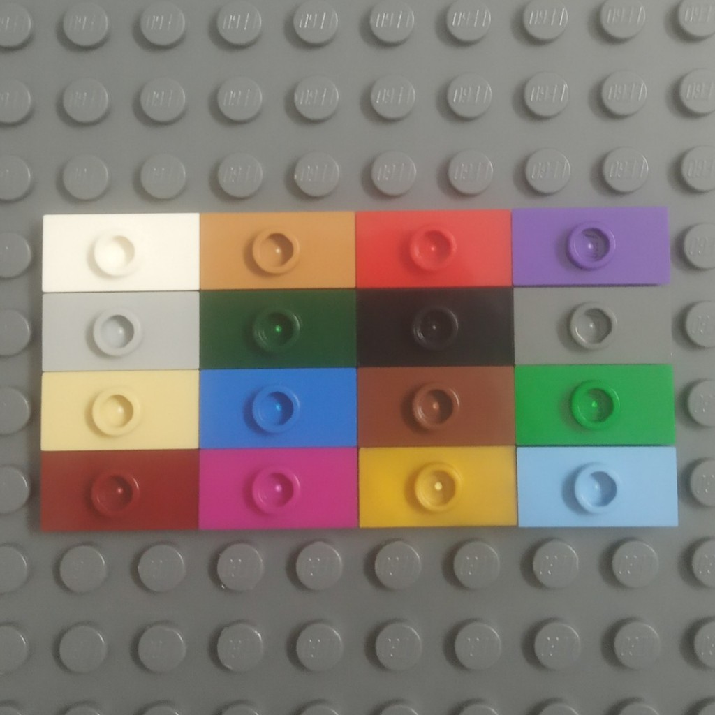 Lego Plate Modified 1 x 2 with 1 Stud with Groove and Bottom Stud Holder (Jumper)