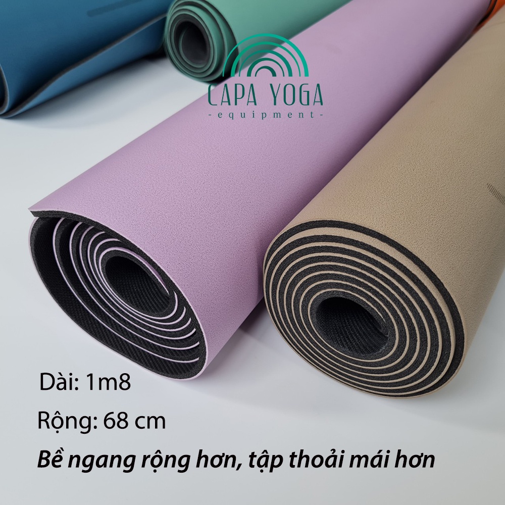 Thảm tập yoga Cao su PU định tuyến Relax