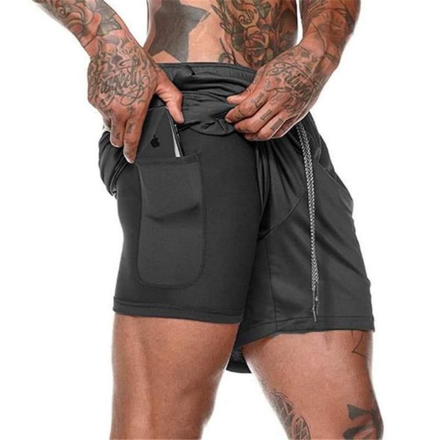 QUẦN TẬP GYM NAM 2 LỚP Bao tập chân