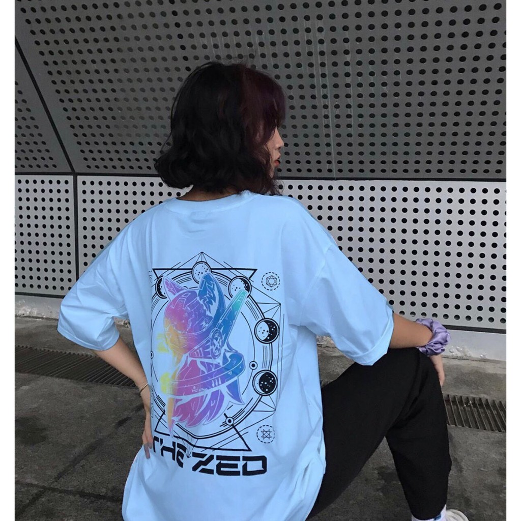 Áo Thun Nam Nữ MÈO THEZED Unisex From Rộng Hot Trend Mới Vải Mềm Mịn Giá Xưởng