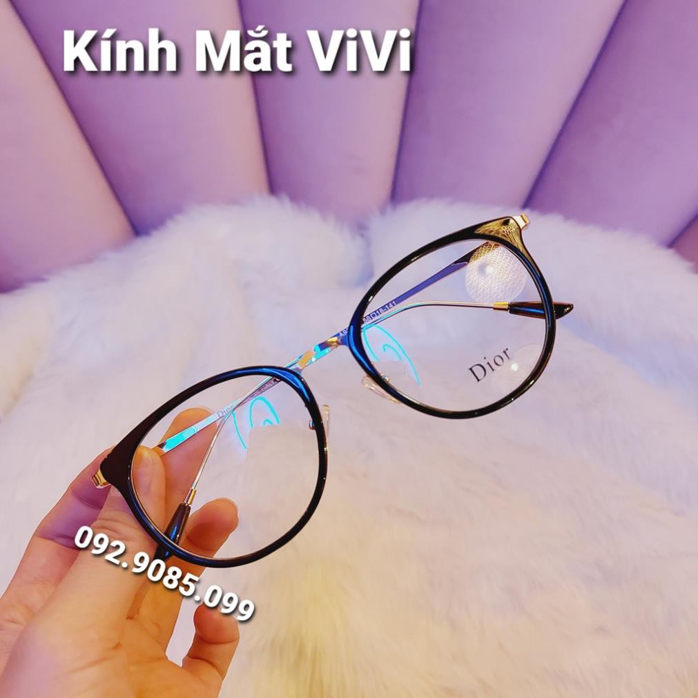 Gọng kính cận dáng tròn bầu V229 - Kính thời trang 0 độ | BigBuy360 - bigbuy360.vn