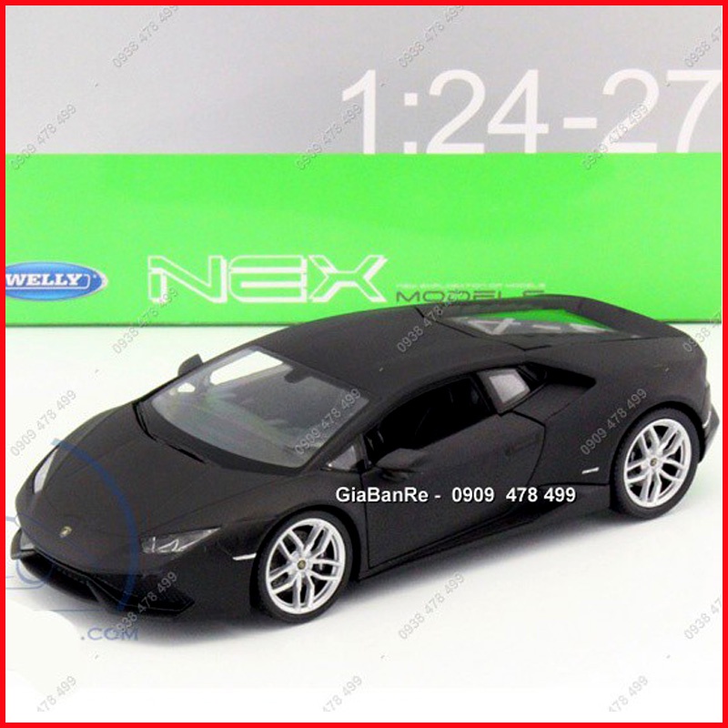 Xe Mô Hình Sắt Lambo Huracan Lp610-4 Fx Tỉ Lệ 1:24 - Welly - 8311