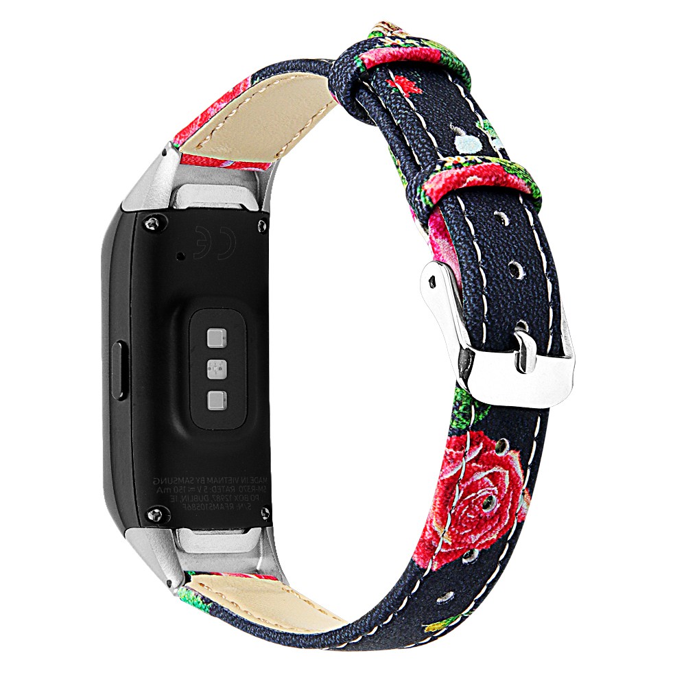 Dây đeo da mềm nhiều màu sắc thay thế cho đồng hồ thông minh Samsung Galaxy Fit/ Fit-e SM-R375 R370