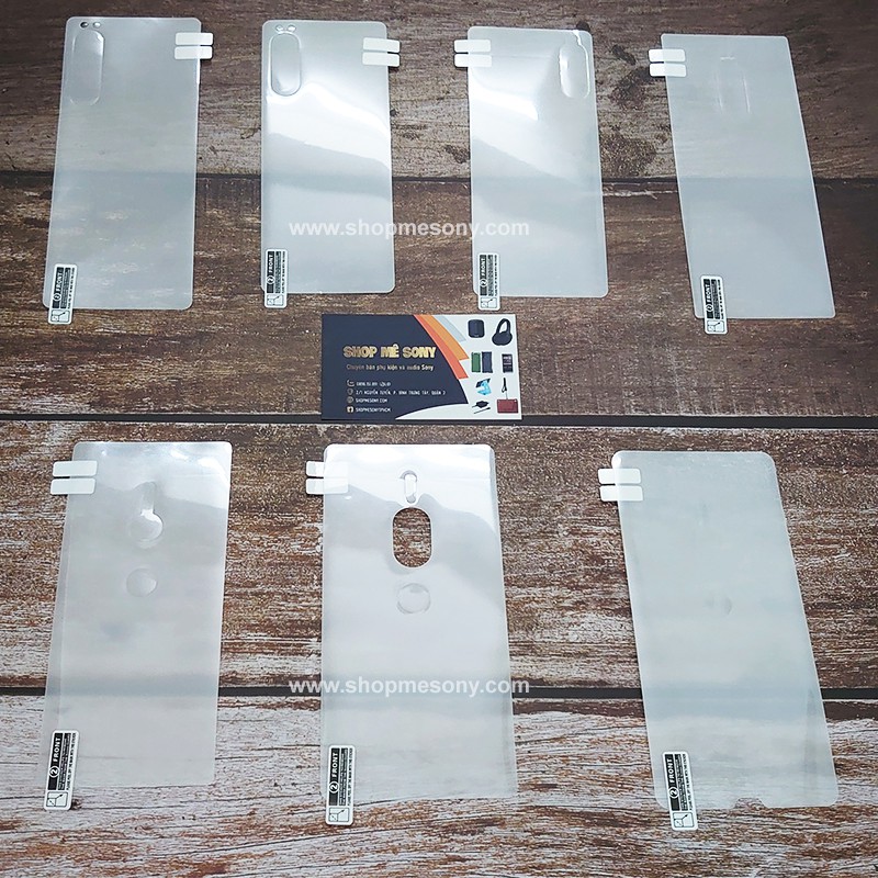Dán PPF Xperia 1 IV - 5 IV - PRO-I - 1III -5 III - 10 III -1 II- 5 II- XZ1-XZ2-XZ3 - Màn hình, mặt lưng trong suốt/nhám