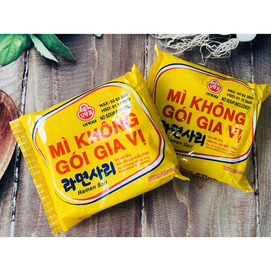 Mì gói không gia vị ottogi 110g