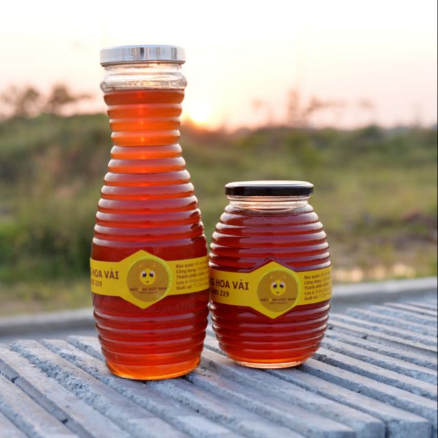 CHAI HỦ THỦY TINH ĐỰNG MẬT ONG 180ML 380ML 780ML